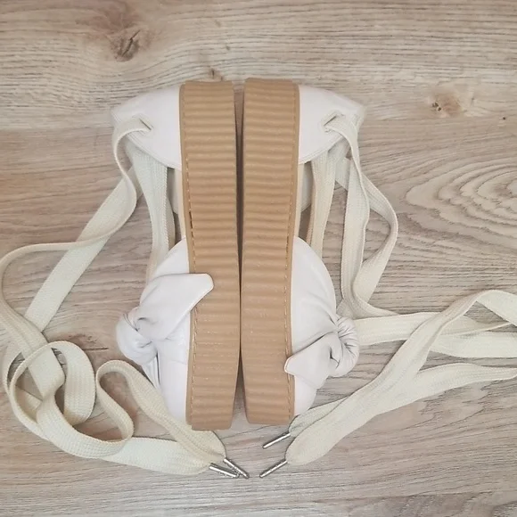 Puma X Finty Rihanna Collection Platform Ankle Leg Lace Up Closed Round Toe Shoe - Picture 7 of 13